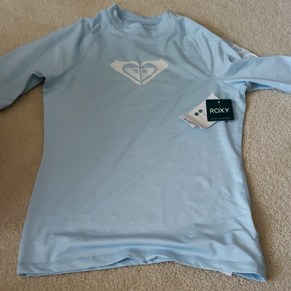 Roxy Sky Blue Rash Guard